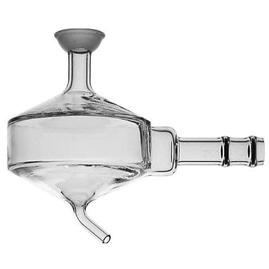 [150-15B] Cyclonic Spray Chamber, 4mm Drain, Baffled