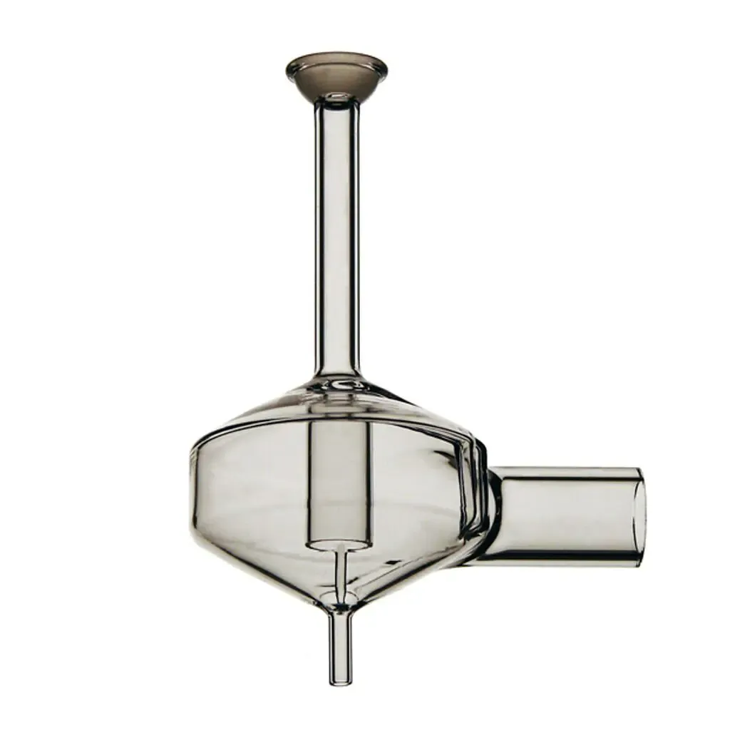 Cyclonic Spray Chamber, Radial, Long Neck w/ knockout tube
