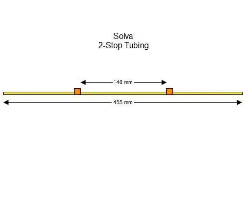 Solva 2-Stop蠕动泵管(橙色/橙色)