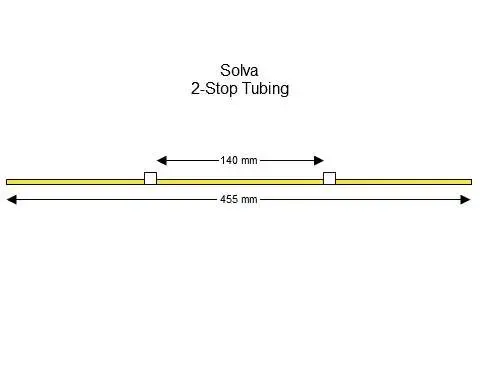Solva 2-Stop蠕动泵管(白色/白色)