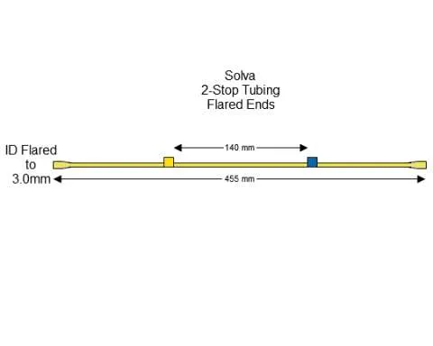 蠕动泵管Flared 2-Stop Solva Yellow-Blue Pump
