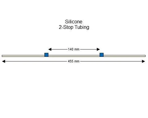 Silicone 2-Stop蠕动泵管(蓝色/蓝色)