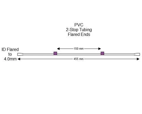 蠕动泵管Flared 2-Stop PVC Purple-Purple Pump