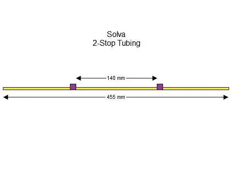 Solva 2-Stop蠕动泵管(紫色/紫色)