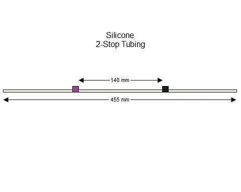 Silicone 2-Stop蠕动泵管(紫色/黑色)