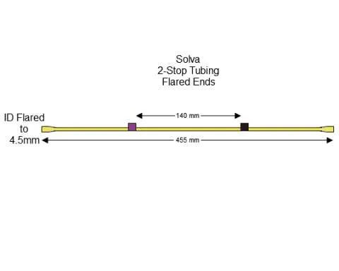 蠕动泵管Flared 2-Stop Solva Purple-Black Pump