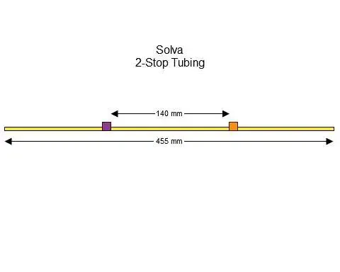 Solva 2-Stop蠕动泵管(紫色/橙色)