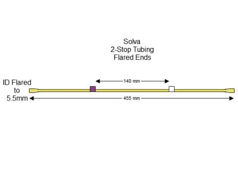 蠕动泵管Flared 2-Stop Solva Purple-White Pump