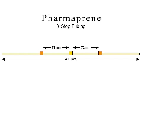 蠕动泵管3-stop Pharmaprene Orange-Yellow Pump