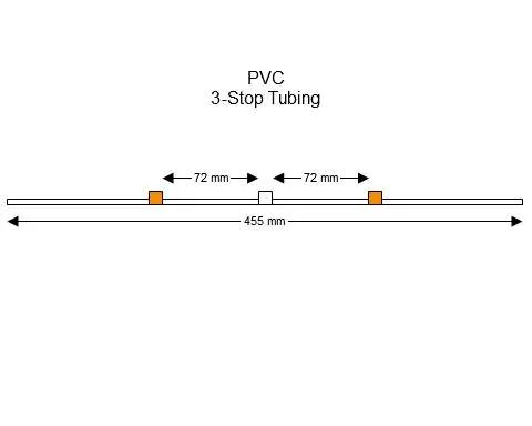 蠕动泵管3-Stop PVC Orange-White Pump Tubing