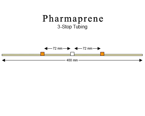 蠕动泵管3-stop Pharmaprene Orange-White Pump