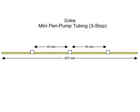 蠕动泵管Mini 3-Stop Solva White-White Pump