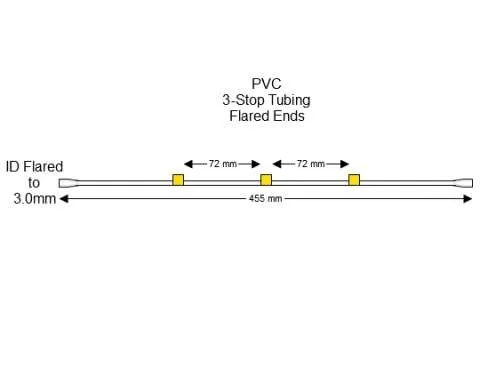 蠕动泵管Flared 3-stop PVC Yellow-Yellow Pump