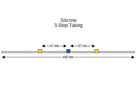 蠕动泵管3-Stop Silicone Yellow-Blue Pump Tubing