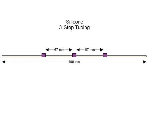 蠕动泵管3-Stop Silicone Purple-Purple Pump
