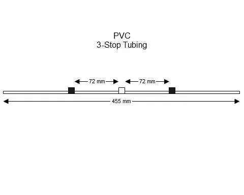 PVC 3-Stop蠕动泵管(黑/白/黑)